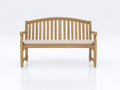 Bancos de jardín de madera 150x60x90 cm - madera natural - diseño clásico con respaldo alto